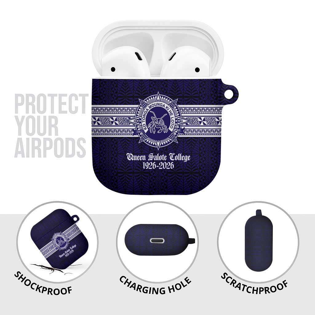 Tonga Queen Salote College 100 years AirPods Case QSC 1926-2026 Tongan Pattern