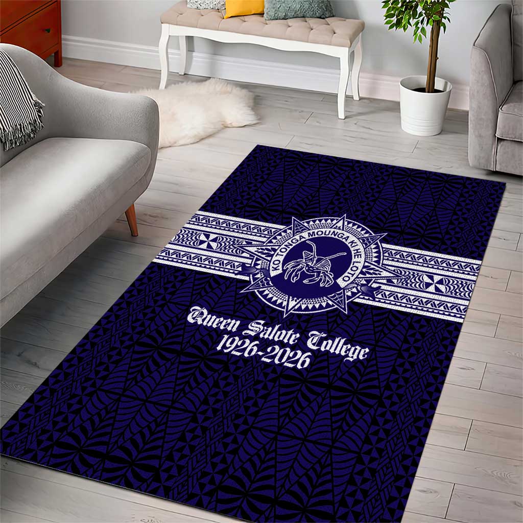 Tonga Queen Salote College 100 years Area Rug QSC 1926-2026 Tongan Pattern
