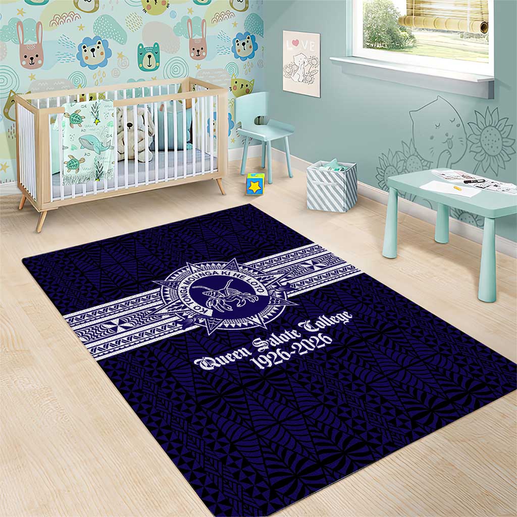 Tonga Queen Salote College 100 years Area Rug QSC 1926-2026 Tongan Pattern