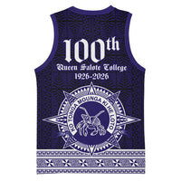 Tonga Queen Salote College 100 years Basketball Jersey QSC 1926-2026 Tongan Pattern
