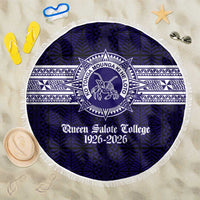 Tonga Queen Salote College 100 years Beach Blanket QSC 1926-2026 Tongan Pattern