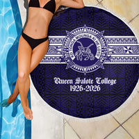 Tonga Queen Salote College 100 years Beach Blanket QSC 1926-2026 Tongan Pattern