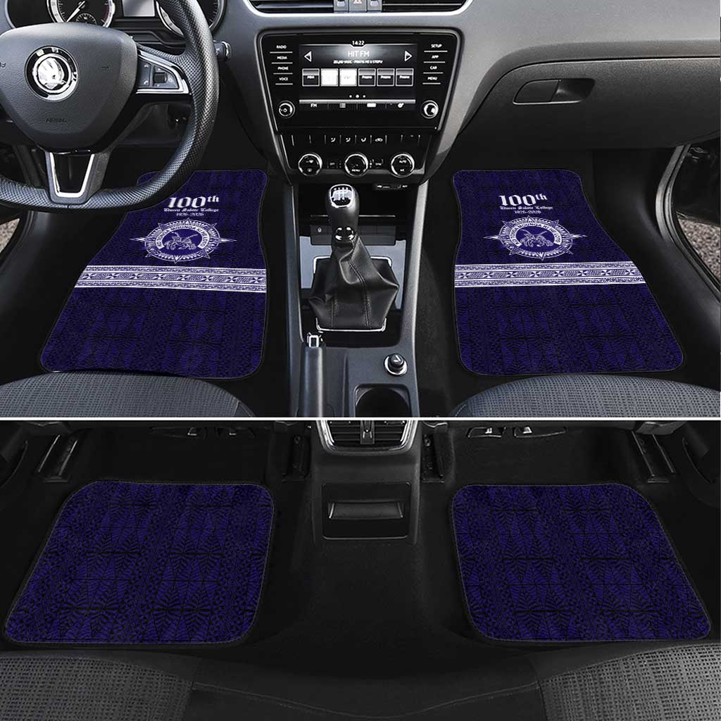 Tonga Queen Salote College 100 years Car Mats QSC 1926-2026 Tongan Pattern