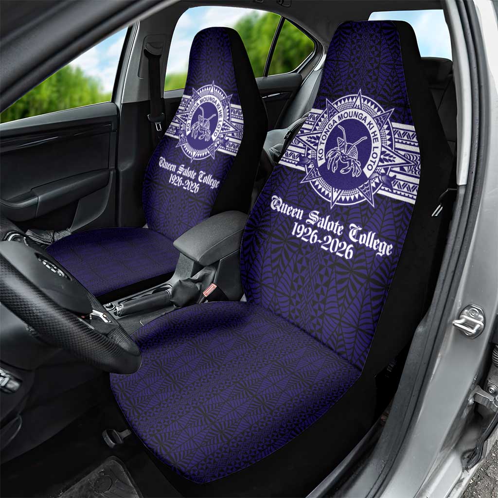 Tonga Queen Salote College 100 years Car Seat Cover QSC 1926-2026 Tongan Pattern