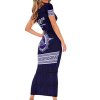 Tonga Queen Salote College 100 years Family Matching Short Sleeve Bodycon Dress and Hawaiian Shirt QSC 1926-2026 Tongan Pattern LT9 - Polynesian Pride