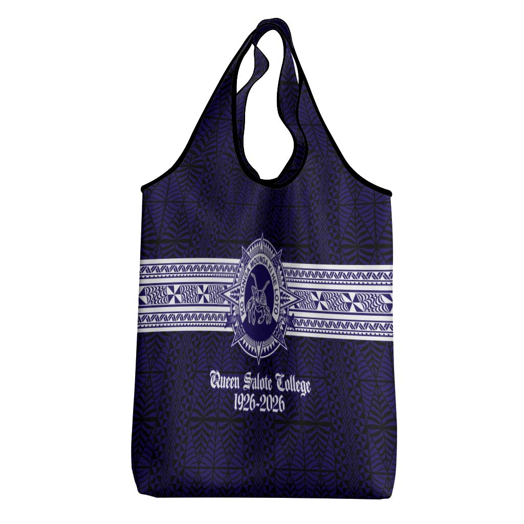 Tonga Queen Salote College 100 years Grocery Bag QSC 1926-2026 Tongan Pattern