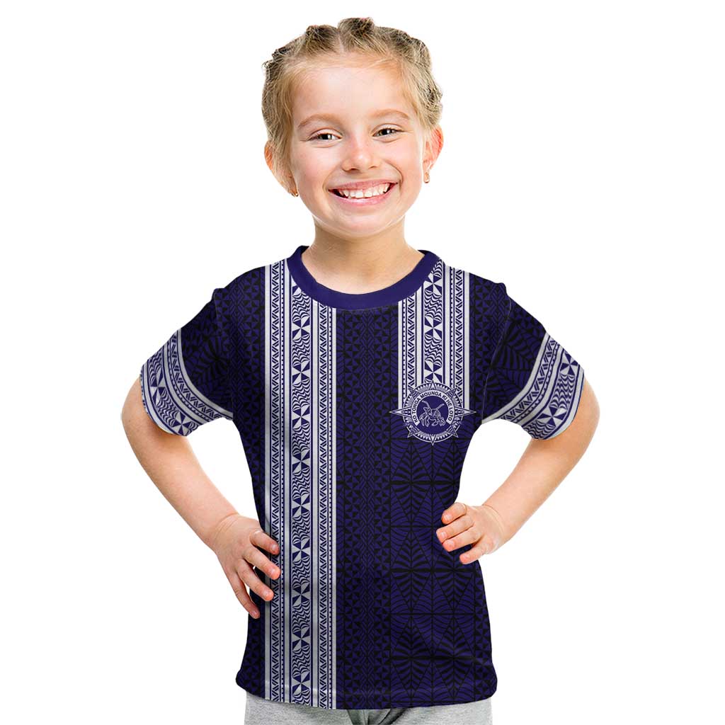 Tonga Queen Salote College 100 years Kid T Shirt QSC 1926-2026 Tongan Pattern