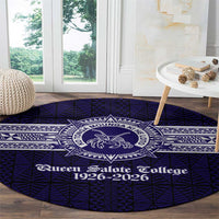 Tonga Queen Salote College 100 years Round Carpet QSC 1926-2026 Tongan Pattern