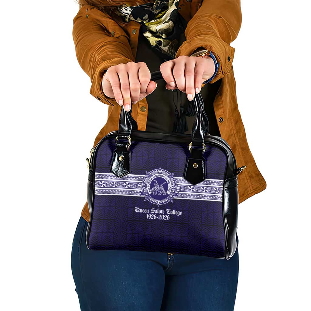 Tonga Queen Salote College 100 years Shoulder Handbag QSC 1926-2026 Tongan Pattern