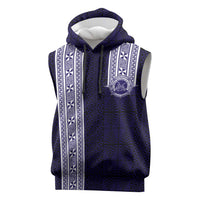 Tonga Queen Salote College 100 years Sleeveless Hoodie QSC 1926-2026 Tongan Pattern