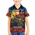 Kangaroo-Kiwi Soldier ANZAC Personalised Family Matching Short Sleeve Bodycon Dress and Hawaiian Shirt Golden Wattle and Pohutukawa Flowers