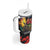 Kangaroo-Kiwi Soldier ANZAC Personalised Tumbler With Handle Golden Wattle and Pohutukawa Flowers