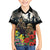 Kangaroo-Kiwi Soldier ANZAC Personalised Family Matching Long Sleeve Bodycon Dress and Hawaiian Shirt Golden Wattle Poppy Flowers