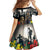 Kangaroo-Kiwi Soldier ANZAC Personalised Family Matching Mermaid Dress and Hawaiian Shirt Golden Wattle Poppy Flowers