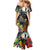 Kangaroo-Kiwi Soldier ANZAC Personalised Family Matching Mermaid Dress and Hawaiian Shirt Golden Wattle Poppy Flowers