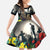 Kangaroo-Kiwi Soldier ANZAC Personalised Family Matching Summer Maxi Dress and Hawaiian Shirt Golden Wattle Poppy Flowers