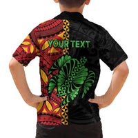 Personalised Tonga Emancipation Day Family Matching Tank Maxi Dress and Hawaiian Shirt Puleanga Fakatui O Since 1970