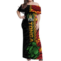 Personalised Tonga Emancipation Day Off Shoulder Maxi Dress Puleanga Fakatui O Since 1970