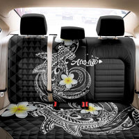 Aloha Hammerhead Shark Back Car Seat Cover Black Hawaiian Kakau Tribal Tattoo