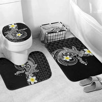 Aloha Hammerhead Shark Bathroom Set Black Hawaiian Kakau Tribal Tattoo - Polynesian Pride