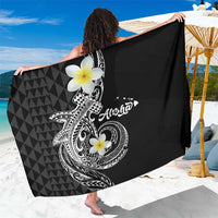 Aloha Hammerhead Shark Sarong Black Hawaiian Kakau Tribal Tattoo