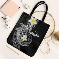 Aloha Hammerhead Shark Tote Bag Black Hawaiian Kakau Tribal Tattoo - Polynesian Pride