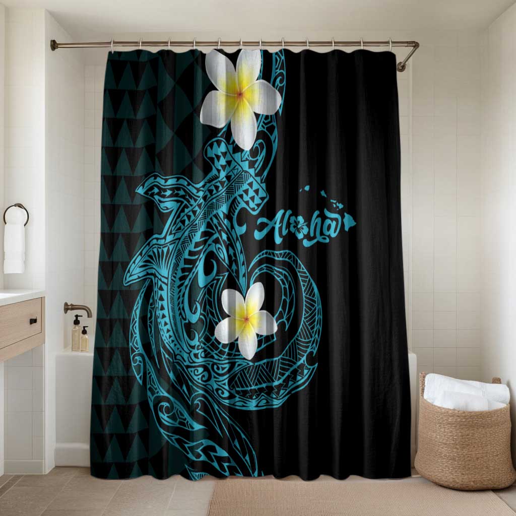 Aloha Hammerhead Shark Bathroom Set Calypso Hawaiian Kakau Tribal Tattoo - Polynesian Pride
