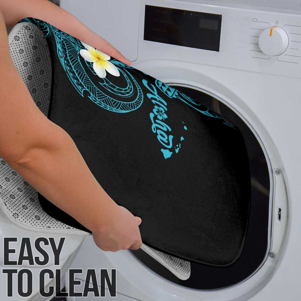 Aloha Hammerhead Shark Bathroom Set Calypso Hawaiian Kakau Tribal Tattoo - Polynesian Pride