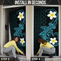 Aloha Hammerhead Shark Door Cover Calypso Hawaiian Kakau Tribal Tattoo - Polynesian Pride