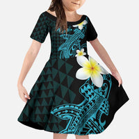 Aloha Hammerhead Shark Family Matching Mermaid Dress and Hawaiian Shirt Calypso Hawaiian Kakau Tribal Tattoo
