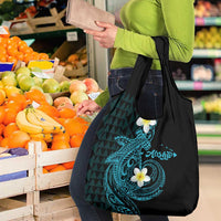 Aloha Hammerhead Shark Grocery Bag Calypso Hawaiian Kakau Tribal Tattoo