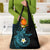 Aloha Hammerhead Shark Grocery Bag Calypso Hawaiian Kakau Tribal Tattoo