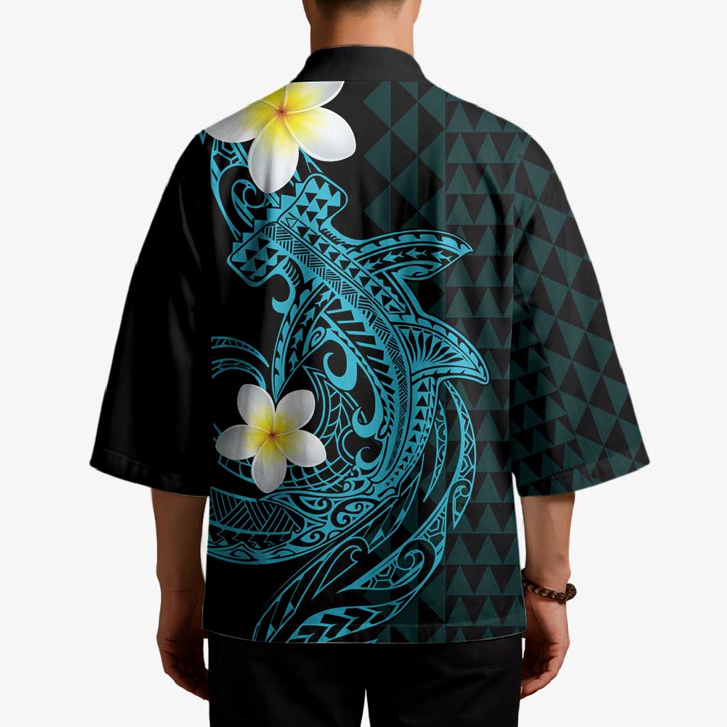 Aloha Hammerhead Shark Kimono Calypso Hawaiian Kakau Tribal Tattoo - Polynesian Pride