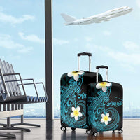 Aloha Hammerhead Shark Luggage Cover Calypso Hawaiian Kakau Tribal Tattoo