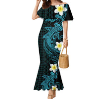 Aloha Hammerhead Shark Mermaid Dress Calypso Hawaiian Kakau Tribal Tattoo