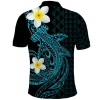 Aloha Hammerhead Shark Polo Shirt Calypso Hawaiian Kakau Tribal Tattoo