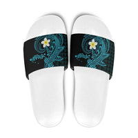 Aloha Hammerhead Shark Slide Sandals Calypso Hawaiian Kakau Tribal Tattoo - Polynesian Pride