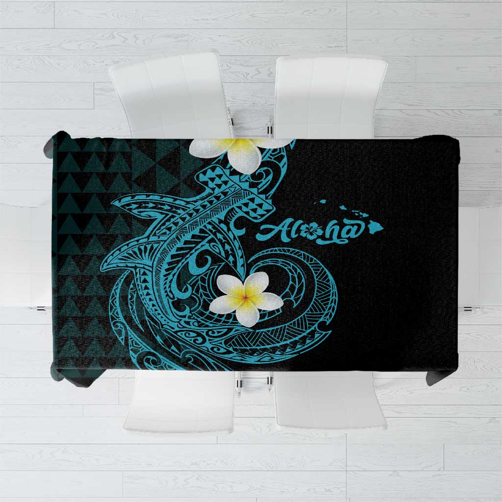 Aloha Hammerhead Shark Tablecloth Calypso Hawaiian Kakau Tribal Tattoo