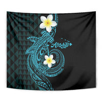 Aloha Hammerhead Shark Tapestry Calypso Hawaiian Kakau Tribal Tattoo