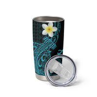 Aloha Hammerhead Shark Tumbler Cup Calypso Hawaiian Kakau Tribal Tattoo