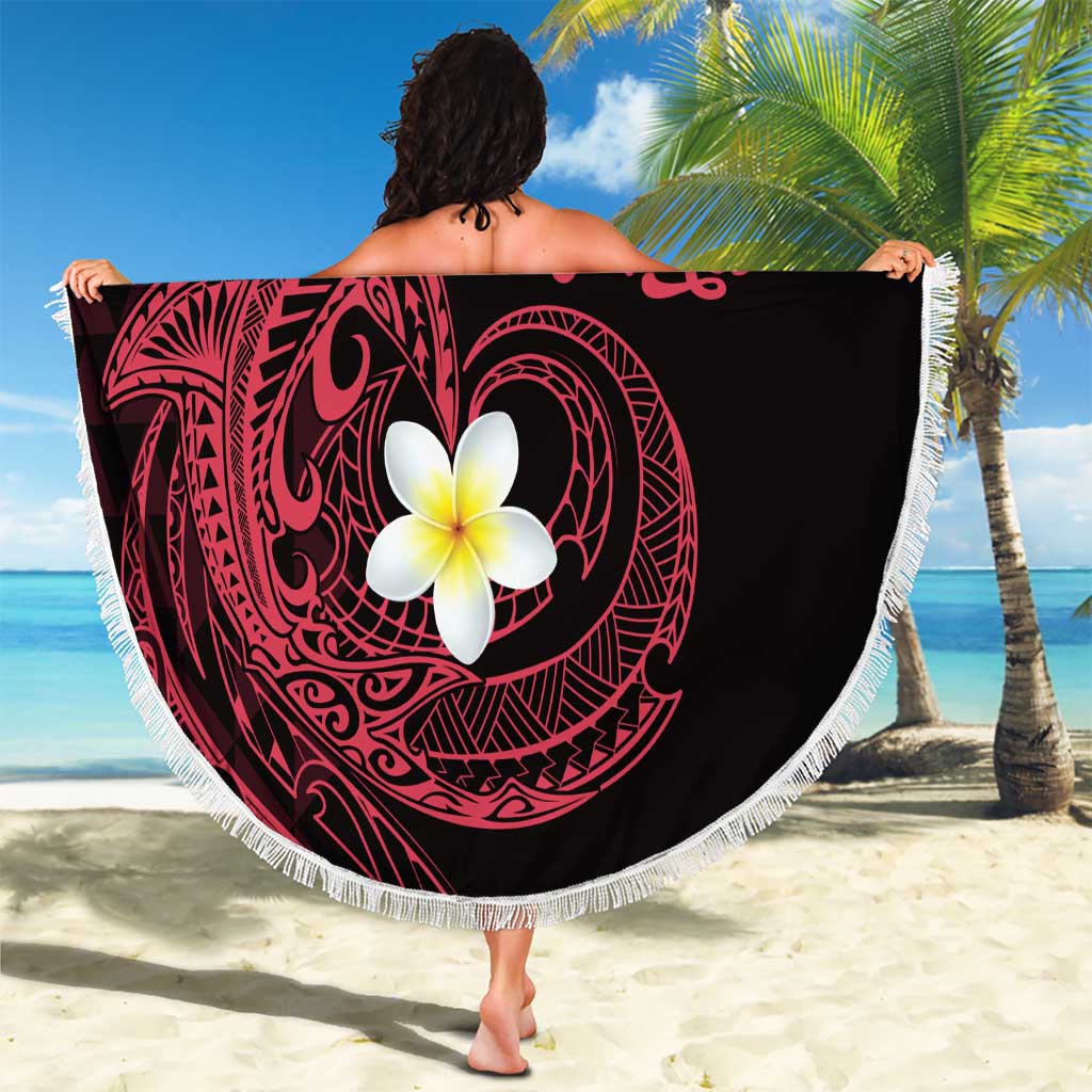 Aloha Hammerhead Shark Beach Blanket Feverish Pink Hawaiian Kakau Tribal Tattoo