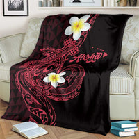 Aloha Hammerhead Shark Blanket Feverish Pink Hawaiian Kakau Tribal Tattoo