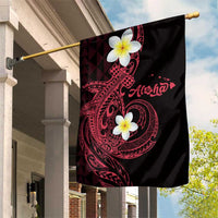 Aloha Hammerhead Shark Garden Flag Feverish Pink Hawaiian Kakau Tribal Tattoo