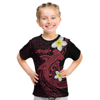 Aloha Hammerhead Shark Kid T Shirt Feverish Pink Hawaiian Kakau Tribal Tattoo