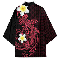 Aloha Hammerhead Shark Kimono Feverish Pink Hawaiian Kakau Tribal Tattoo - Polynesian Pride