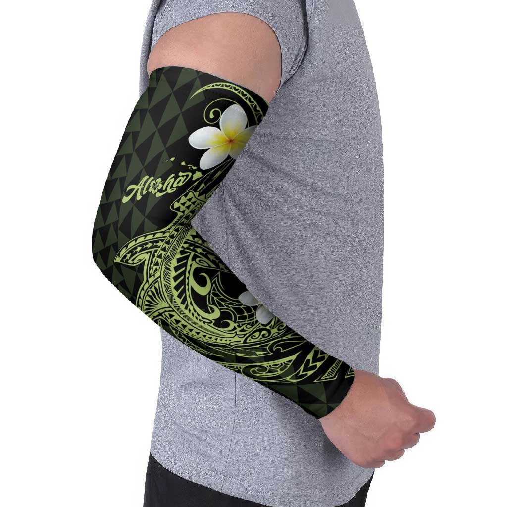 Aloha Hammerhead Shark Arm Sleeves Lime Rickey Hawaiian Kakau Tribal Tattoo - Polynesian Pride