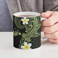 Aloha Hammerhead Shark Ceramic Mug Lime Rickey Hawaiian Kakau Tribal Tattoo - Polynesian Pride