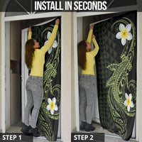 Aloha Hammerhead Shark Door Cover Lime Rickey Hawaiian Kakau Tribal Tattoo - Polynesian Pride