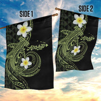 Aloha Hammerhead Shark Garden Flag Lime Rickey Hawaiian Kakau Tribal Tattoo