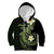 Aloha Hammerhead Shark Kid Hoodie Lime Rickey Hawaiian Kakau Tribal Tattoo
